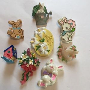 Easter Pins Plastic Vintage Spring Holiday Celebration